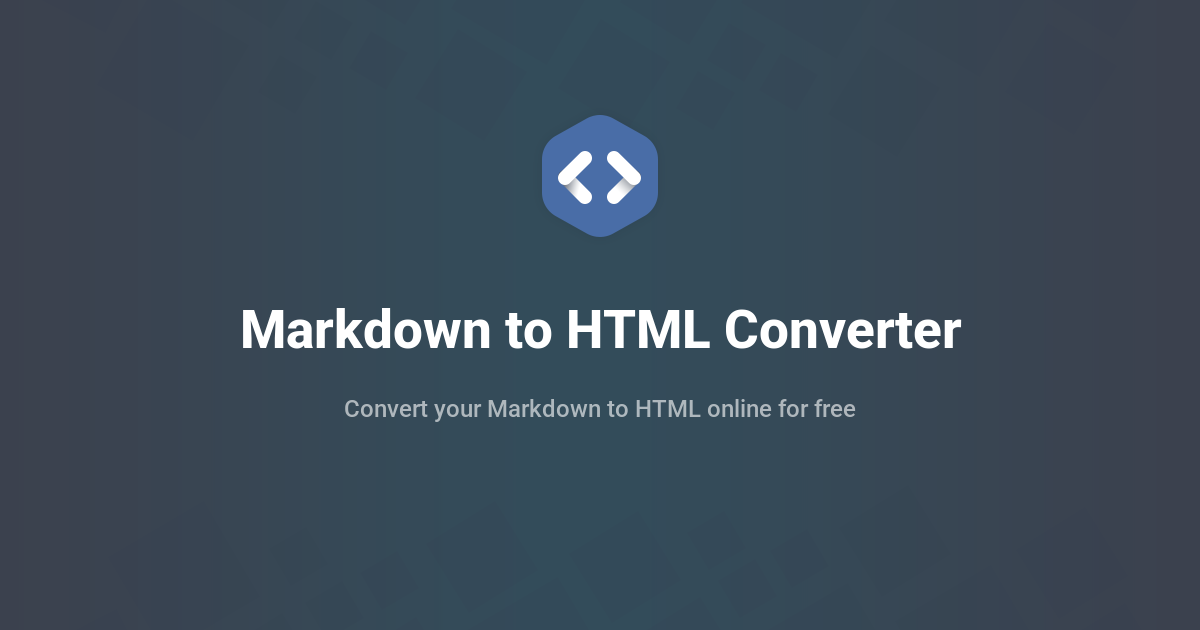 Free Markdown to HTML Converter – Instant Online Tool